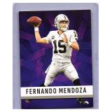 Fernando Mendoza 2026 NFL Draft rookie promo Las V