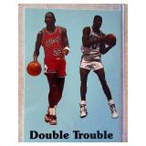 Michael Jordan David Robinson Double Trouble promo