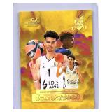 Victor Wembanyama 2021 Gold Lightning rookie card