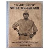 Babe Ruth Witch-E-Baseball Game baseball card