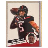 Patrick Mahomes 2014 Hot Shot Prospects rookie