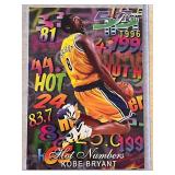 Kobe Bryant 1996 Flair Hot Numbers rookie promo ca