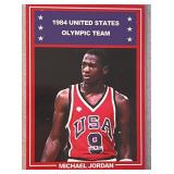 Michael Jordan 1984 USA Olympic rookie promo red