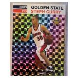 Stephen Curry 2009 gold prism rookie card