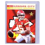 Patrick Mahomes 2017 rookie promo card