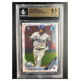 WANDER FRANCO 2019 BOWMAN CHROME BECKETT 9.5
