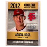 Aaron Judge 2012 Rookie Phenoms College rookie car