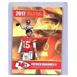 Patrick Mahomes 2017 Rookie Gems NFL Gold rookie