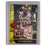 Lebron James 2002 TBT High School rookie promo car