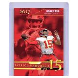 Patrick Mahomes 2017 Rookie Pro Sports Cards