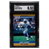 Barry Sanders 1990 Pro Set Rookie SGC 8.5