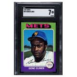 Gene Clines 1975 Topps Mini Baseball #575 SGC 7