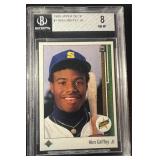 Ken Griffey Jr. 1989 Upper Deck rookie BGS 8