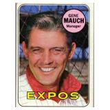 1969 Topps Baseball #606 Gene Mauch