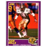 2ND YR CARD 1989 SCORE SAM MILLS