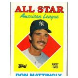 1988 TOPPS DON MATTINGLY CARD