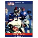 1990 PROSET HOF LAWRENCE TAYLOR CARD