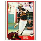 EARLY CARD 1981 TOPPS HOF OZZIE SMITH