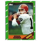 ROOKIE CARD 1986 TOPPS BERNIE KOSAR