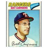 1977 TOPPS BERT CAMPANERIS CARD