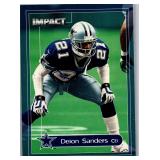 2000 IMPACT HOF DEION SANDERS CARD