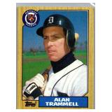 1987 TOPPS HOF ALAN TRAMMELL CARD
