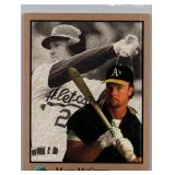 1992 LEAF STUDIO MARK MCGWIRE CARD