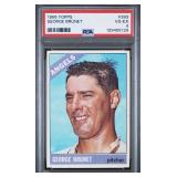 1966 TOPPS #393 GEORGE BRUNET PSA 4