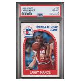 1989 HOOPS #217 LARRY NANCE ALL-STAR PSA 8