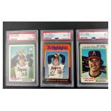 GOAT TOPPS CARDS NOLAN RYAN (PSA GRADED)