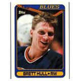 1990 TOPPS HOF BRETT HULL CARD