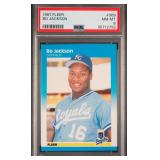 Bo Jackson 1987 Fleer Kansas City PSA 8