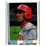 1982 TOPPS DAVEY CONCEPCION CARD