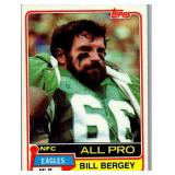 1981 TOPPS BILL BERGEY CARD