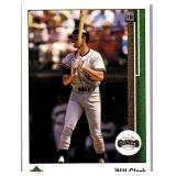 1989 UPPERDECK PREMIER WILL CLARK CARD