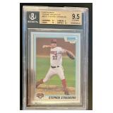 Stephen Strasburg 2010 Bowmn Chrome RC Beckett 9.5