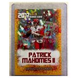Patrick Mahomes 2017 Rookie Gems Gold rookie card