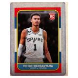 Victor Wembanyama 1986 Fleer style promo rookie ca