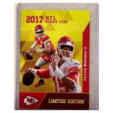 Patrick Mahomes 2017 Rookie Gems NFL rookie card
