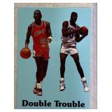 Michael Jordan David Robinson Double Trouble promo