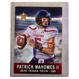 Patrick Mahomes 2016 Texas Tech rookie card