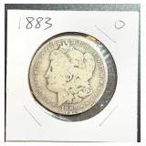 1883-O Morgan Silver Dollar Coin - very rare