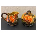 Vintage Inarco Japanese Autumn Harvest Creamer and