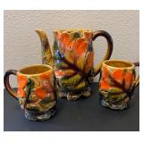 Vintage Inarco Japanese Autumn Harvest Tea Kettle