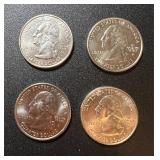 Lot(4) State Quarters