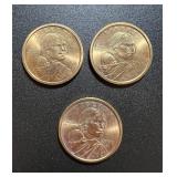 Lot(3)2000 Sacagawea Dollar Coins