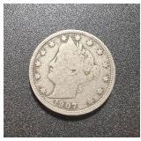 1907 Liberty V Nickel
