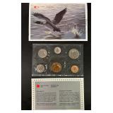 Lot (7) 1996 Royal Canadian Uncirculated Mint