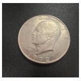 1972 Eisenhower Silver Dollar