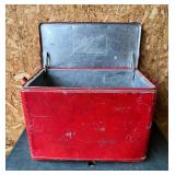 Vintage Cronstroms Metal ice box/cooler